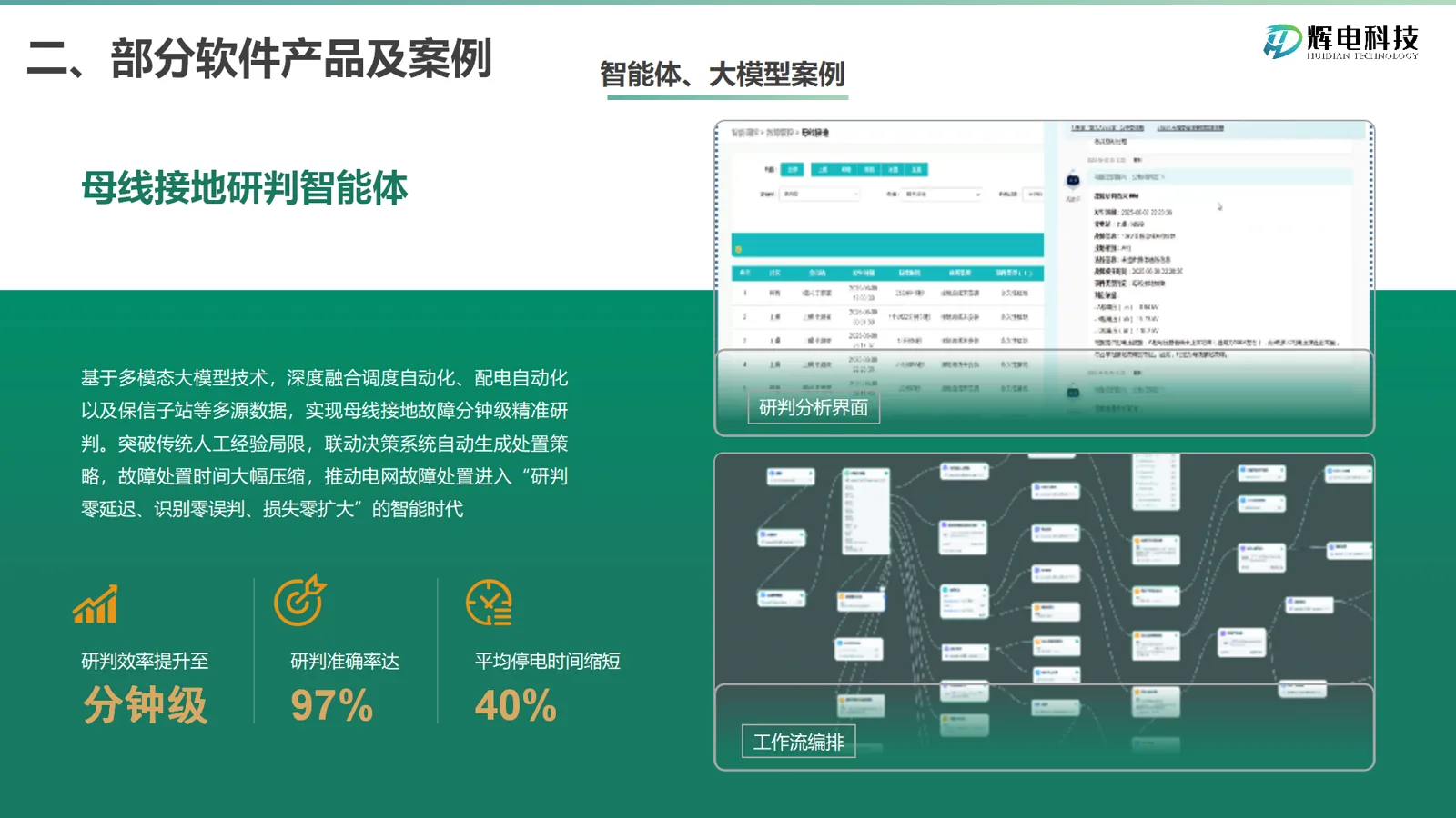 母线接地研判智能体界面